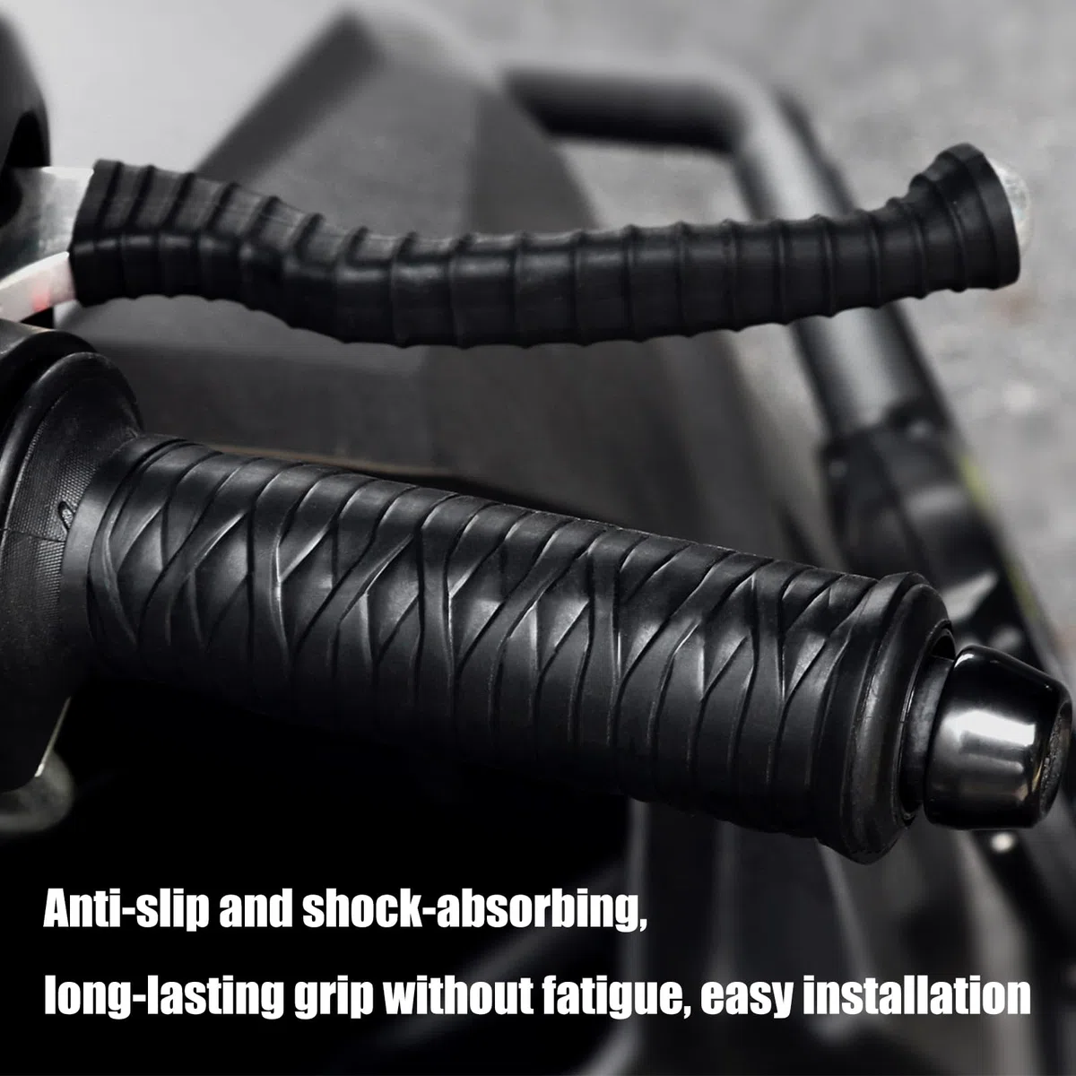 Fundas de silicona permanente para agarre de motocicleta, antideslizantes, seguridad para manillares, reguladores de freno, mango de motocicleta, sostiene silicona