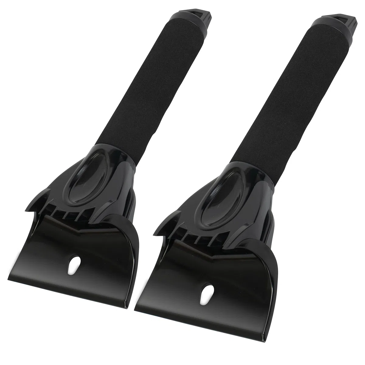 GADLANE Rascador Hielo Coche - Juego de 2 Quitahielos Parabrisas Raspadores de Hielo de Mango Largo Antiarañazos de 9.5 Pulgadas, Rascador de Hielo para Luna de Coche para Las Heladas y Hielo