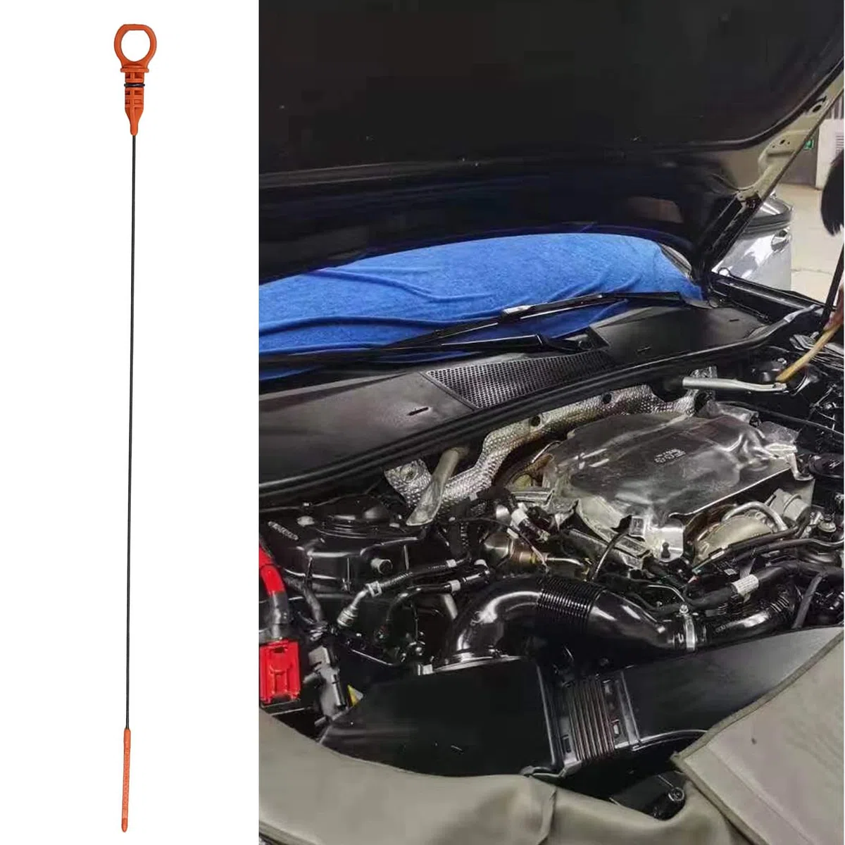 1 varilla de medición de aceite para Citroen Berlingo C2 C3 C4 C5 y Peugeot 206 207 307 407 1.6 HDI 1174G2, varilla de aceite, varilla de aceite de transmisión automática