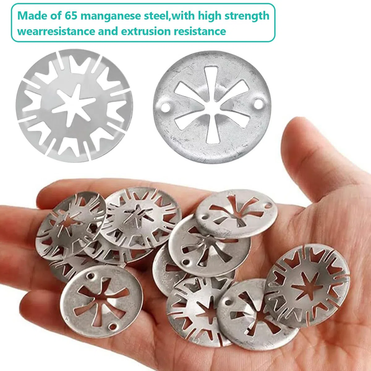 20 Piezas Kit de Reparación de Escudo Térmico para Automóviles, 30 mm Arandelas de Sujeción, 50 mm Placas de Reparación, Tuercas de Nailon, Compatible con N90335004 (Plata)