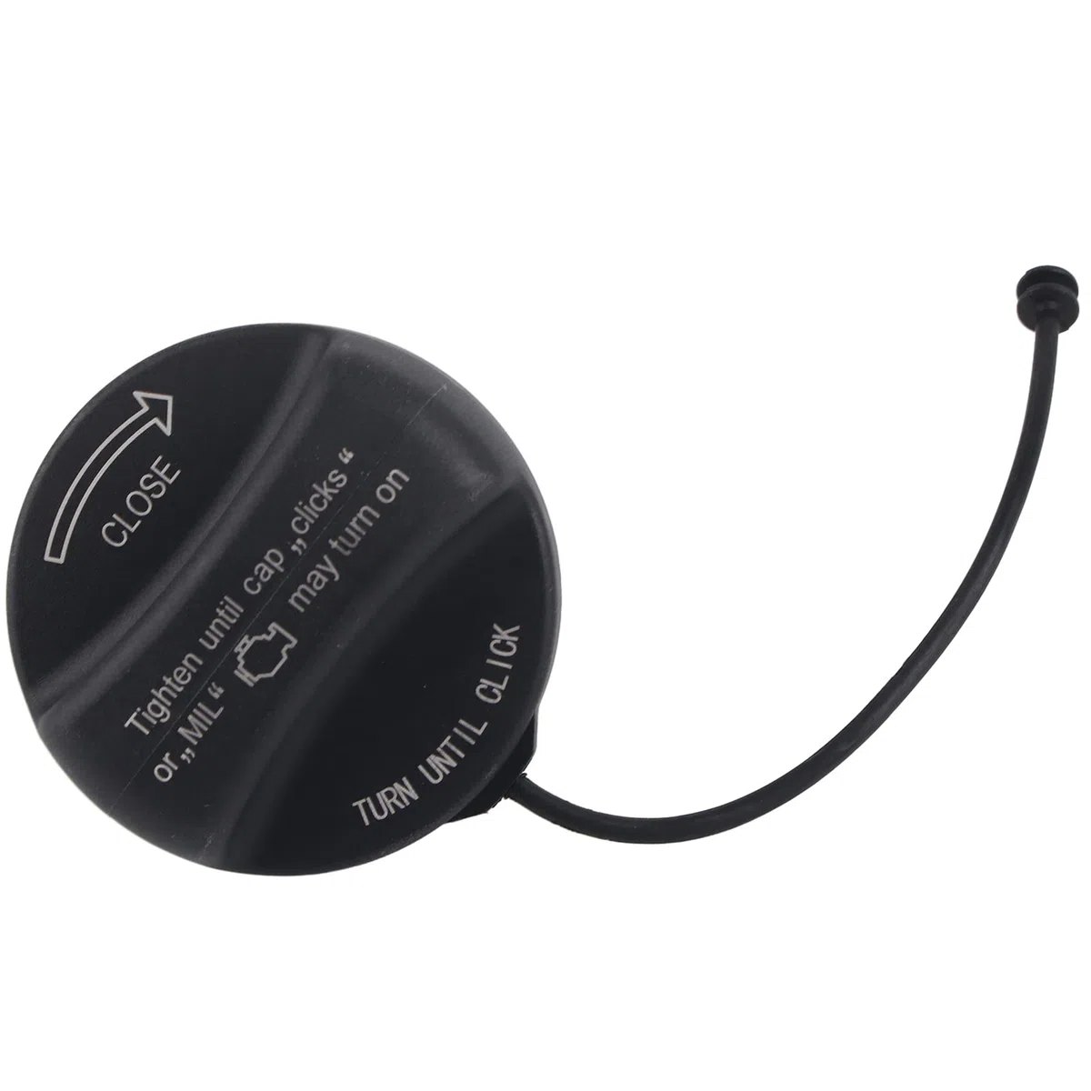 Tapa de Llenado del Tanque de Combustible 161172222330 Reemplazo de ABS Negro para Mini R56 R57 R58 F55 F56 F57 2006 2017 y Más
