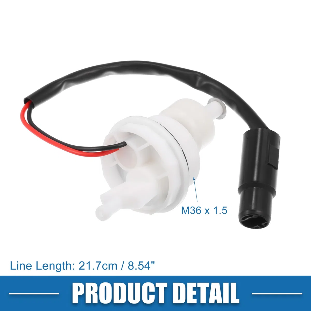A ABSOPRO Sensor Separador Agua Combustible Para Gmc Para Sierra 2500 01-11 | Para Chevrolet Silverado 2500 2001-2011, Para Gmc Savana 2500 2006, Color Blanco/Negro, Material Plástico, Oe Mb220900