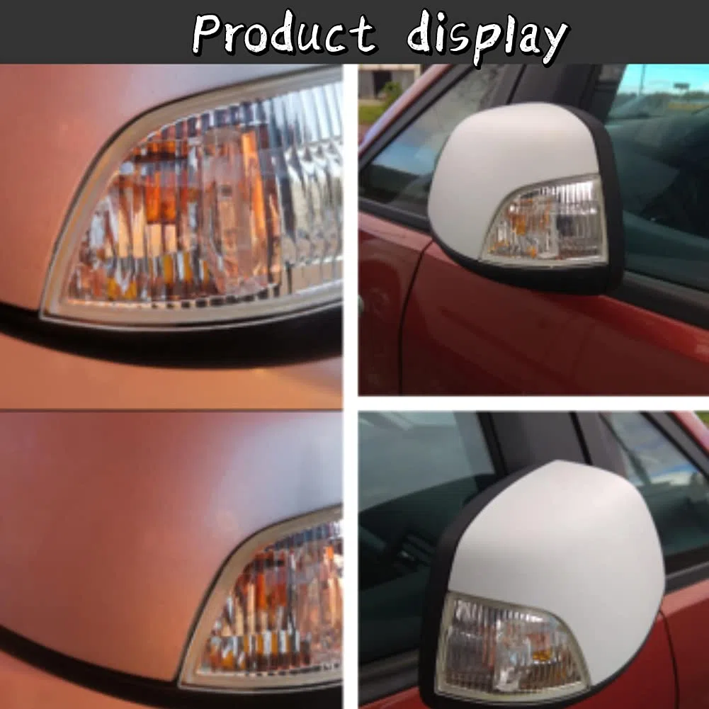 KIMISS Espejo retrovisor con luz intermitente para Focus C-MAX 2003-2013, señal direccional LED, ajustable y fácil instalación, compatible con modelos específicos