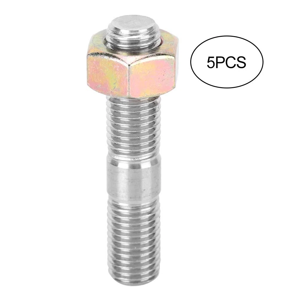 5 * tornillo-Kit de espárragos turbo de alta resistencia de rosca M10x1.25 Tuercas de brida adecuadas para turbinas y colectores a alta temperatura y alta presión, se adapta a DSM 1G, EVO1
