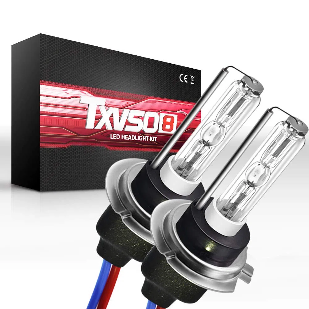 H7 35W HID bombillas de xenón faro lámpara de repuesto, Base de metal, 6000k blanco, 2pcs/set
