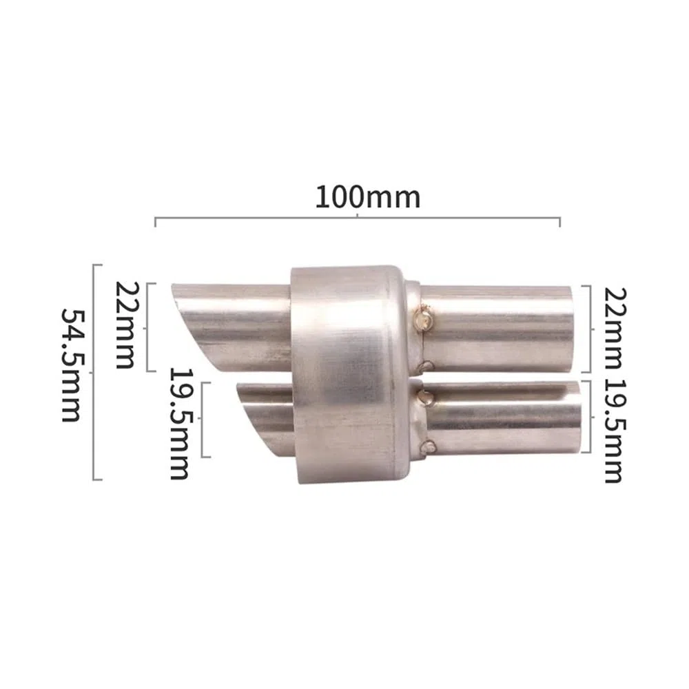 Tubo silenciador Escape Silenciador De Escape Universal para Motocicleta De 54,5 Mm, DB Killer, Extraíble, Reduce El Ruido Y Modifica El Sonido.