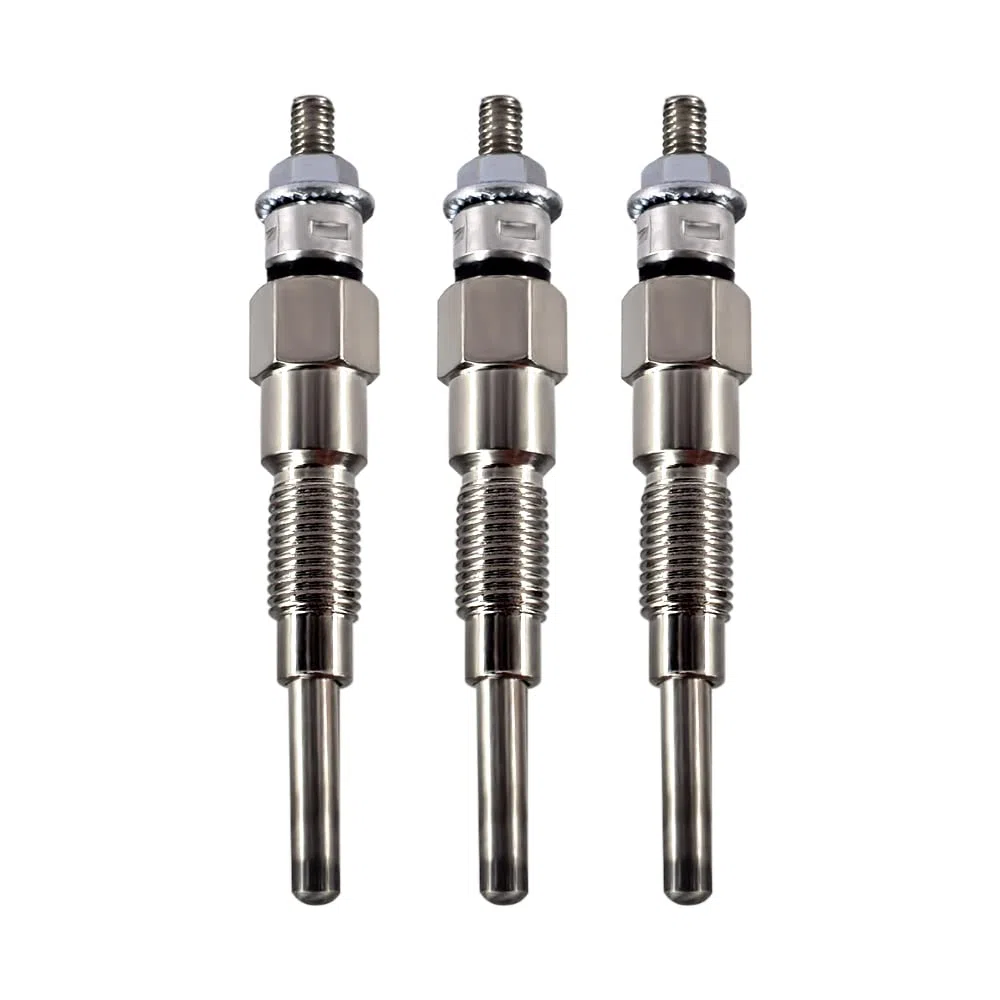 3 bujías incandescentes 16851-65510 16851-65512 para Kubota D722 D902 D905 D1005 D1105 V1505 V1305 Tractor B1700D B1700E ZD326 ZD3326 31 Cortar el césped er BX1800D BX1830D
