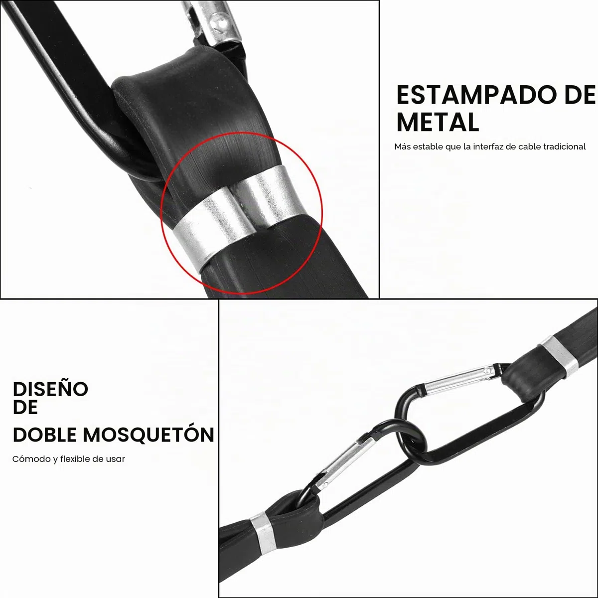 Pulpos Elasticos Transporte con Mosquetón, 4pcs 100cm Cuerda Elastica con Ganchos, UNOLIGA Tensores Elasticos para Lona de Piscina, Moto, Portabicis Coche, Equipaje (Versión Reforzada 1.1.2023)