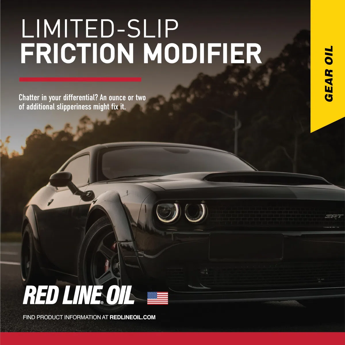 Red Line Modificador de fricción de deslizamiento limitado, 4 oz.
