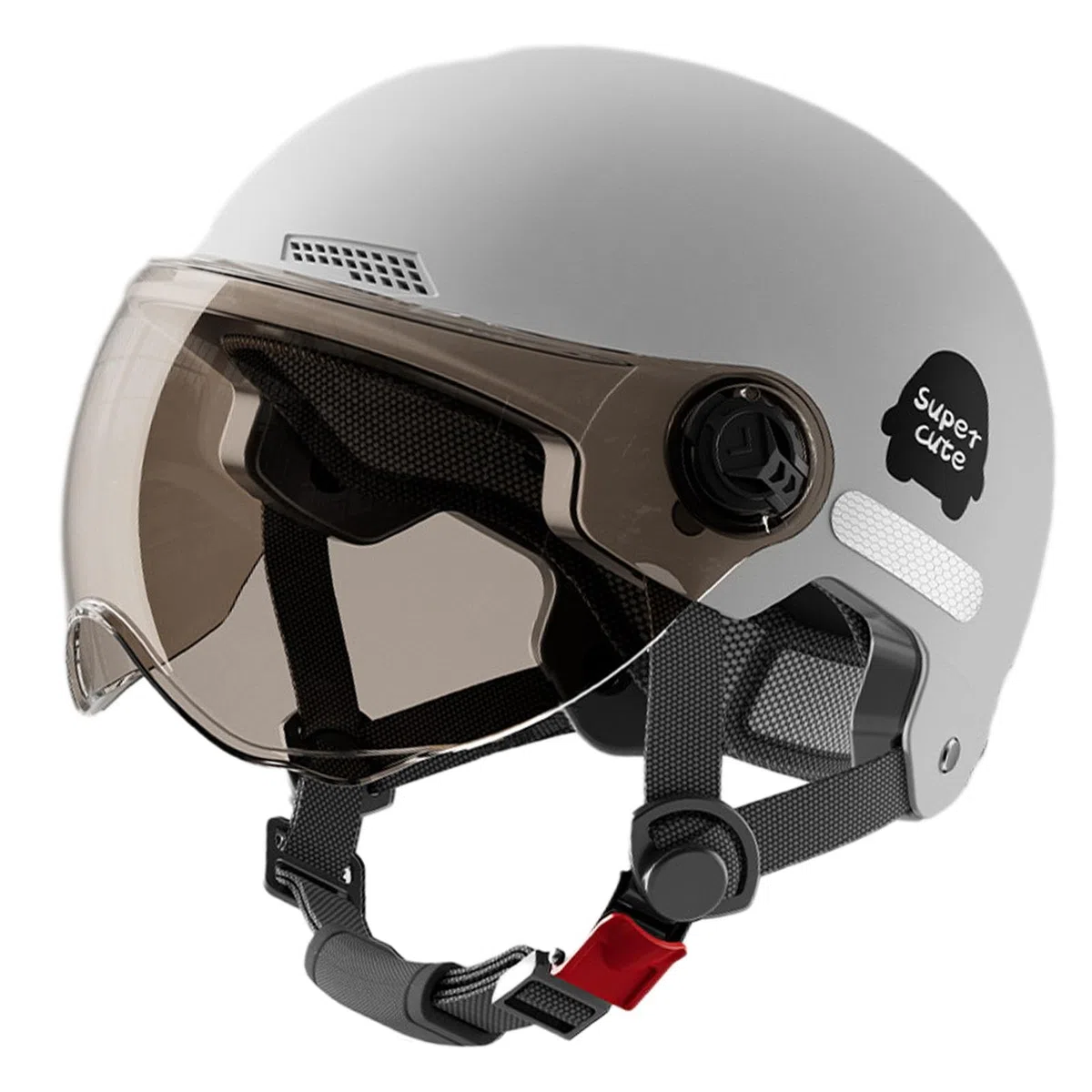 Medio casco para motocicleta, gorro de seguridad para motocicleta de cara abierta | Casco de moto para adultos, protector solar de cara abierta | Cruiser Scooter motocicleta medio sombrero de segurida