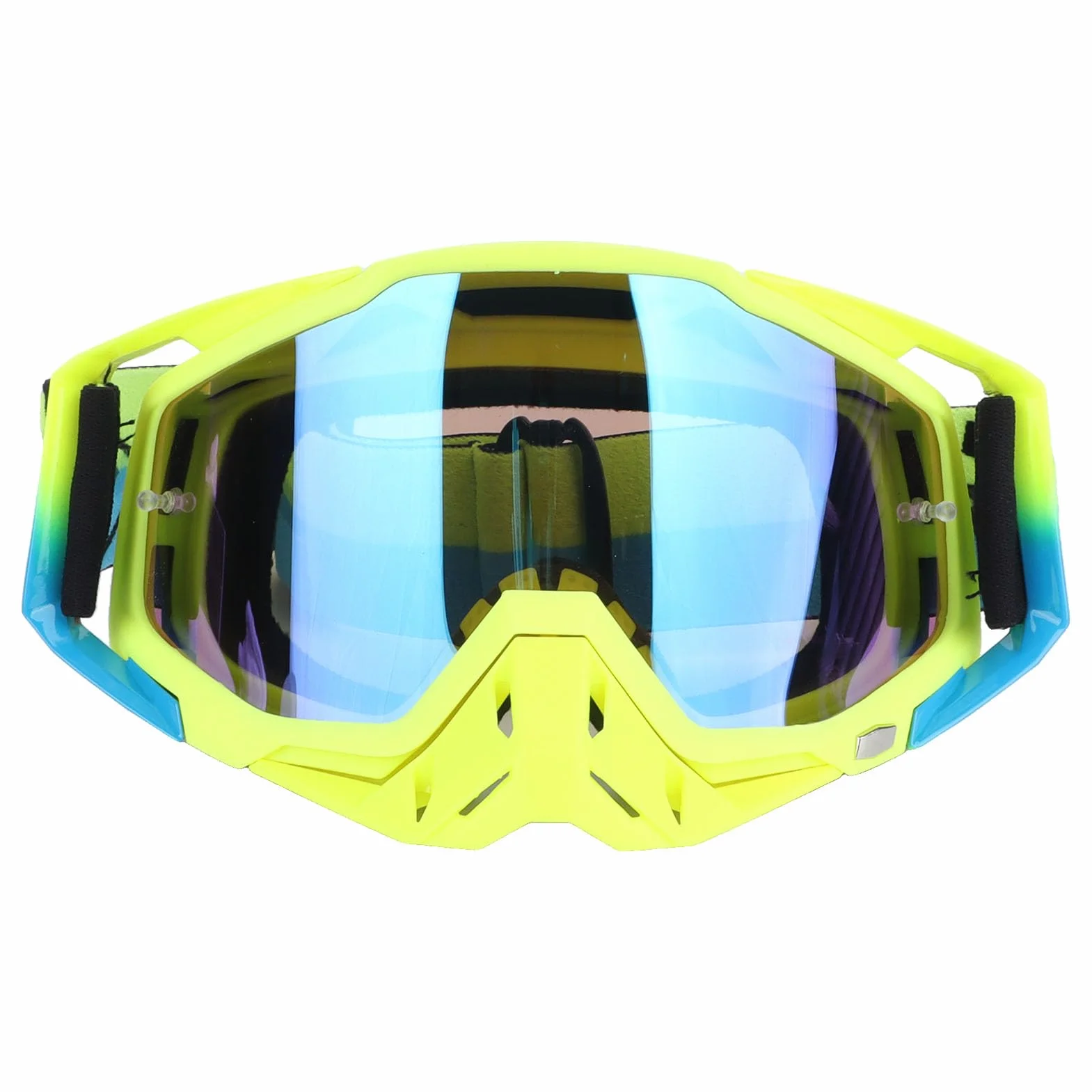 DAUZ Gafas de Motocross, Gafas de Motocicleta de TPU, Visión Clara para Viajes