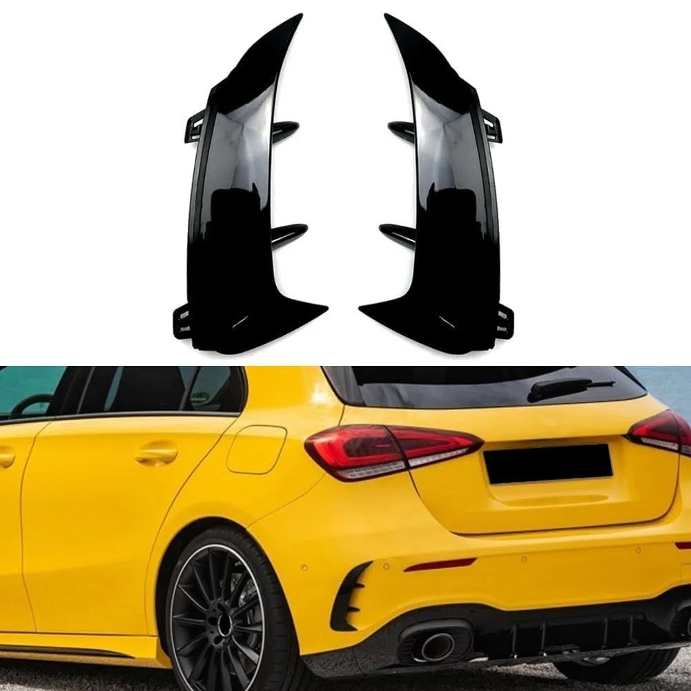 Divisor de alerón de Parachoques Trasero, para Mercedes-Benz Clase A W177 A200 A220 A35 2018-2022 Hatchback, Canards (Carbono)