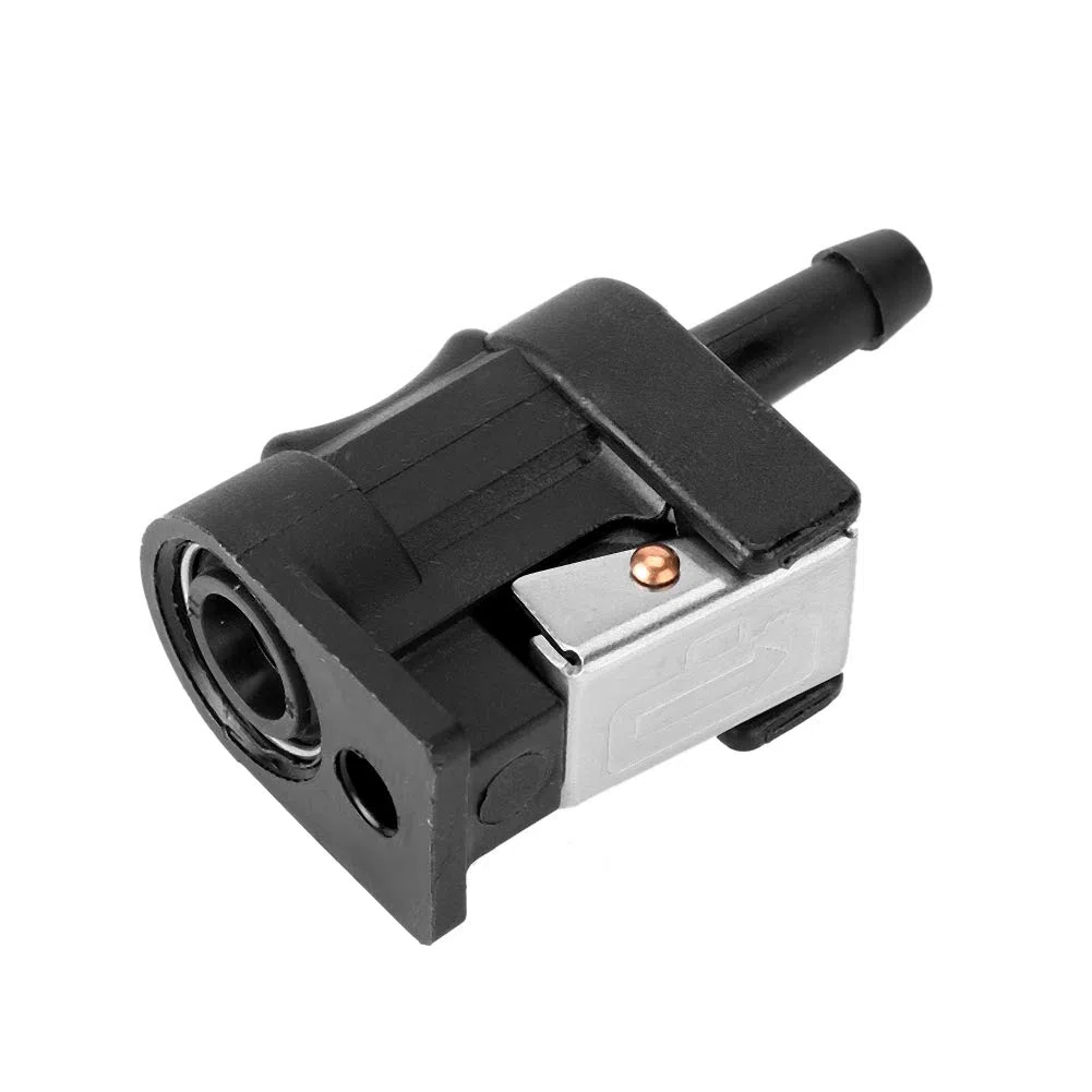 Conector rápido de línea de combustible hembra de 6 mm para motor marino OMC Motor de barco Adaptador de manguera de combustible Ajuste para Yamaha fueraborda