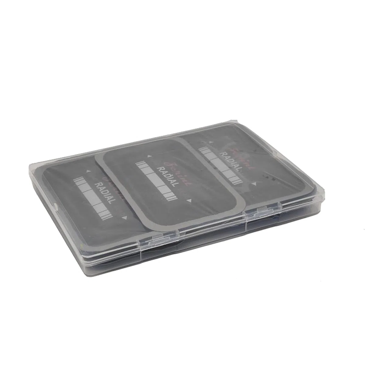 TP-R07 Parche de Reparación Radial, Parche de Reparación de Pinchazos de Neumáticos para Automóviles, Camiones, Autobuses, 5" x 3", 2 Capas, 9 Piezas