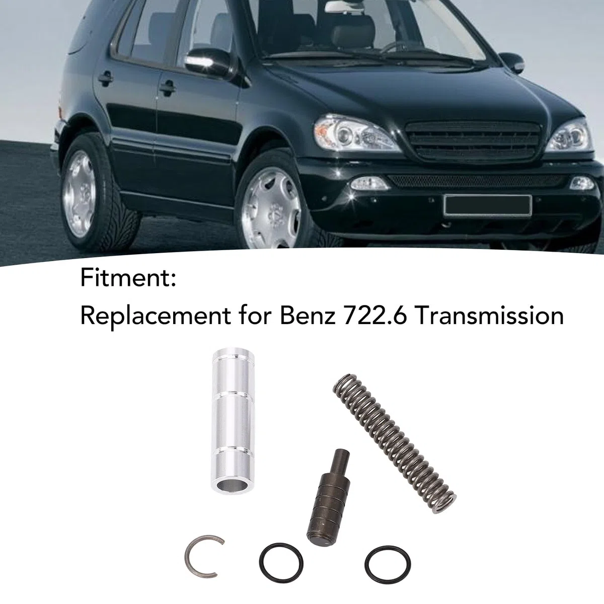 Válvula amortiguadora TCC,Kit de funda de válvula amortiguadora TCC de transmisión automática 68942 23K Reemplazo,Herramienta profesional de reparación automotriz para transmisión