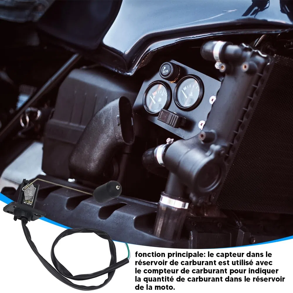 Universal Tanque De Combustible Unidad De Envío Sensor, Alamor Unidad De Sensor De Flotador del Nivel De La Gasolina del Combustible Kit del Sensor,Para RSZ 125 ZY 125