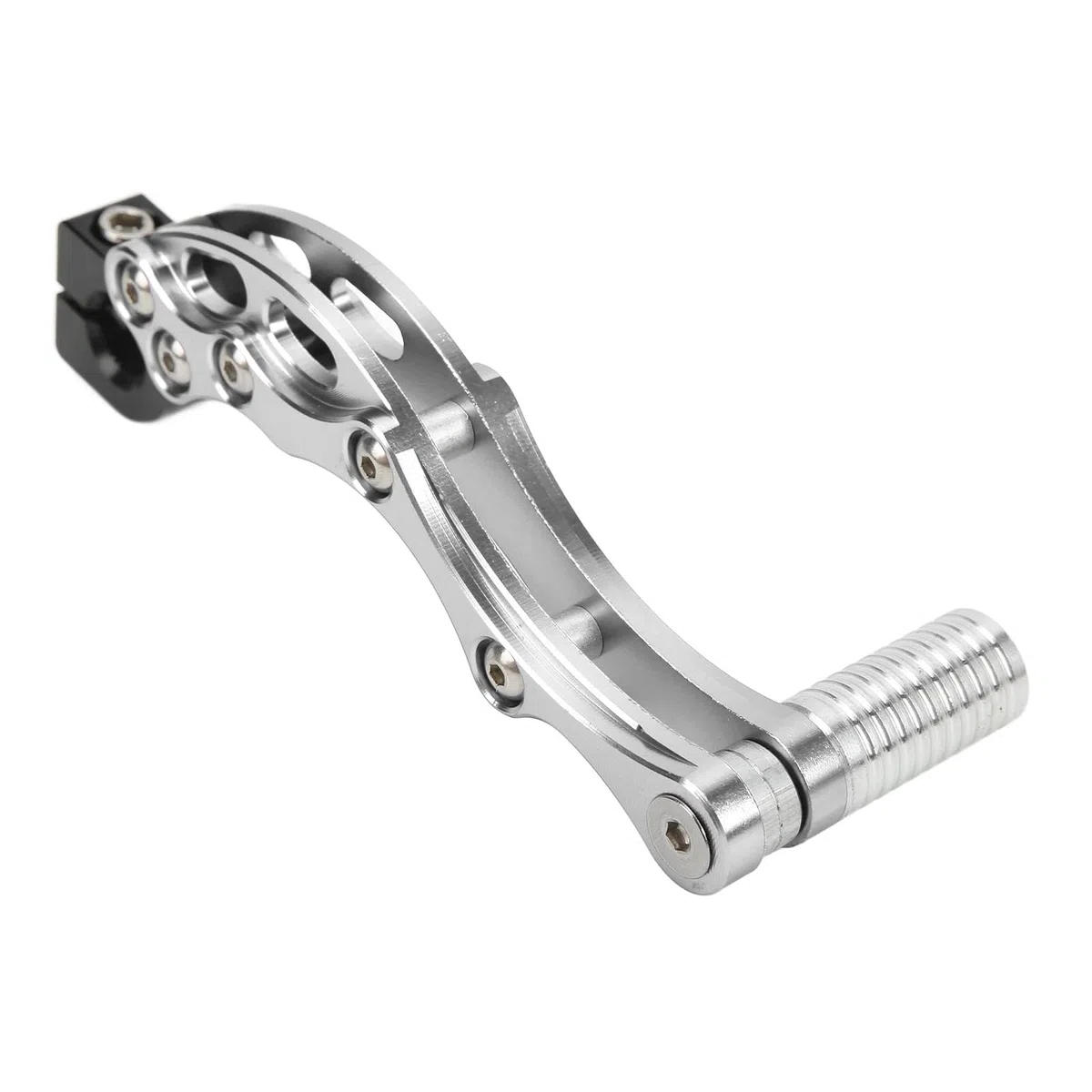 Aramox Start Pedal Starter Palanca de Arranque Palanca de Arranque Kickstart Accesorio Universal de Aleación de Aluminio de Alta Resistencia para Motocicleta Scooter(Plata)