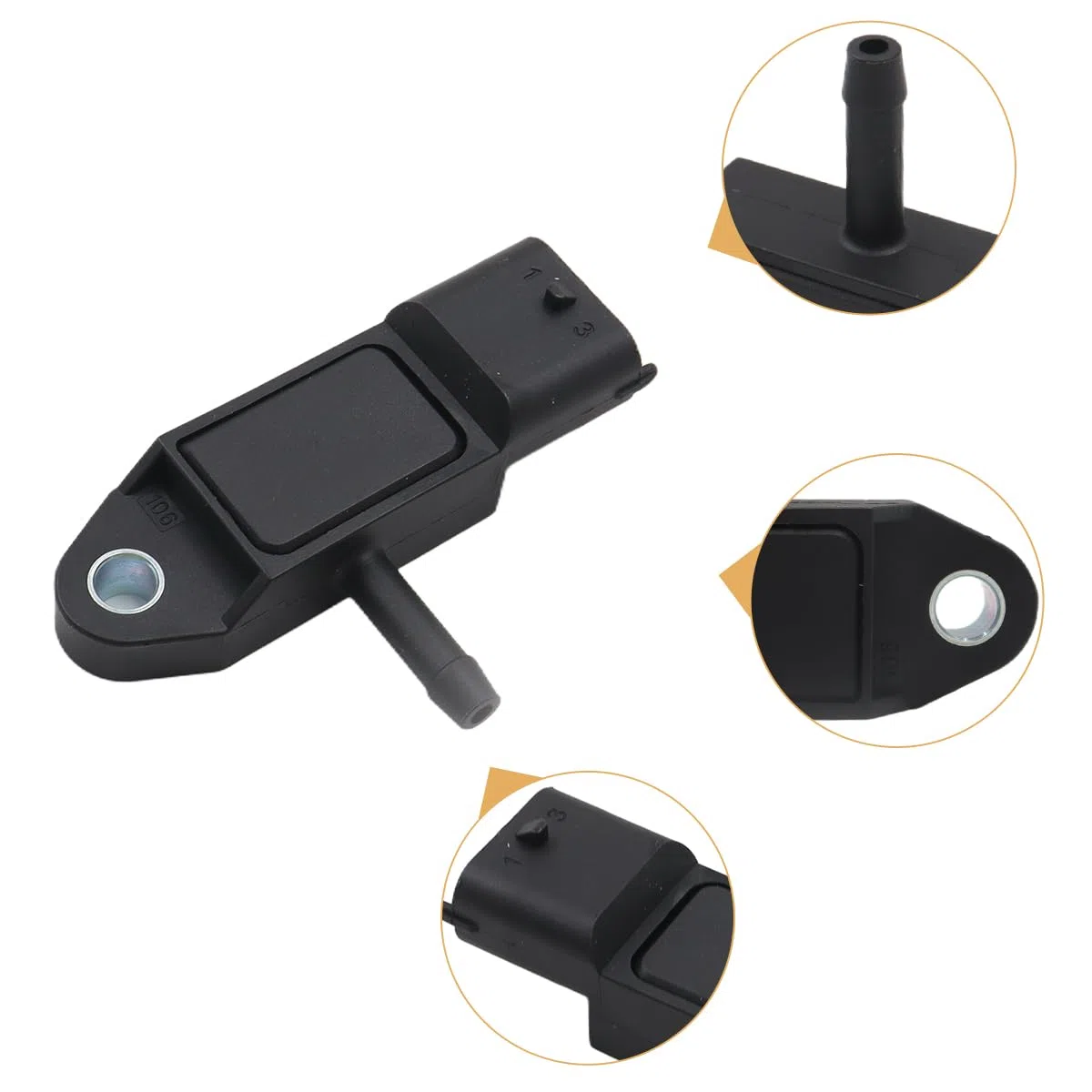 Sensor de presión de admisión Compatible con Renault Dacia, 0281002593, 8200225971, 223657266R