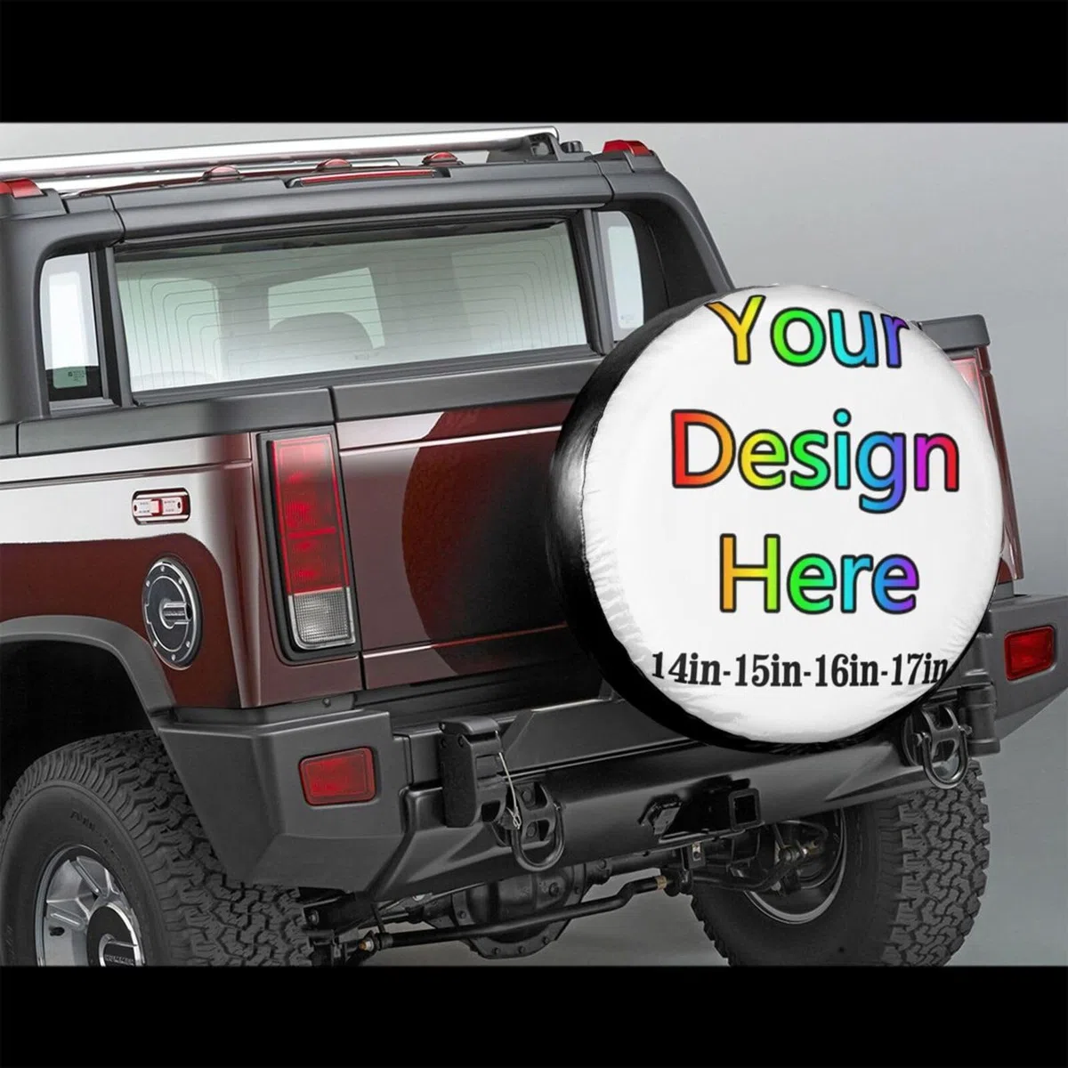 Cubiertas de neumáticos de Repuesto Personalizadas Cubiertas de Ruedas de Repuesto Personalizadas, Protectores Impermeables de Cubiertas de Ruedas de Repuesto para Remolque, camión, RV SUV Universal