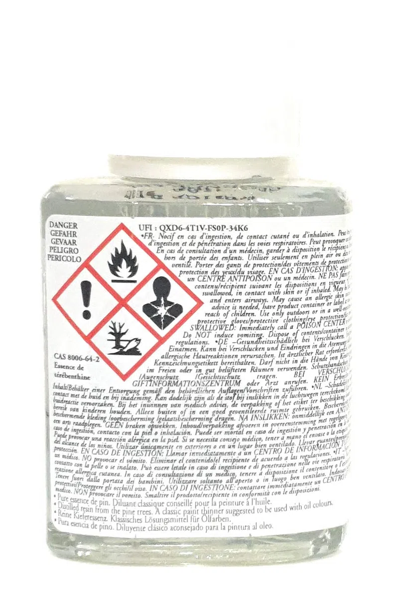 Esencia de trementina rectificada Sennelier, 75ml