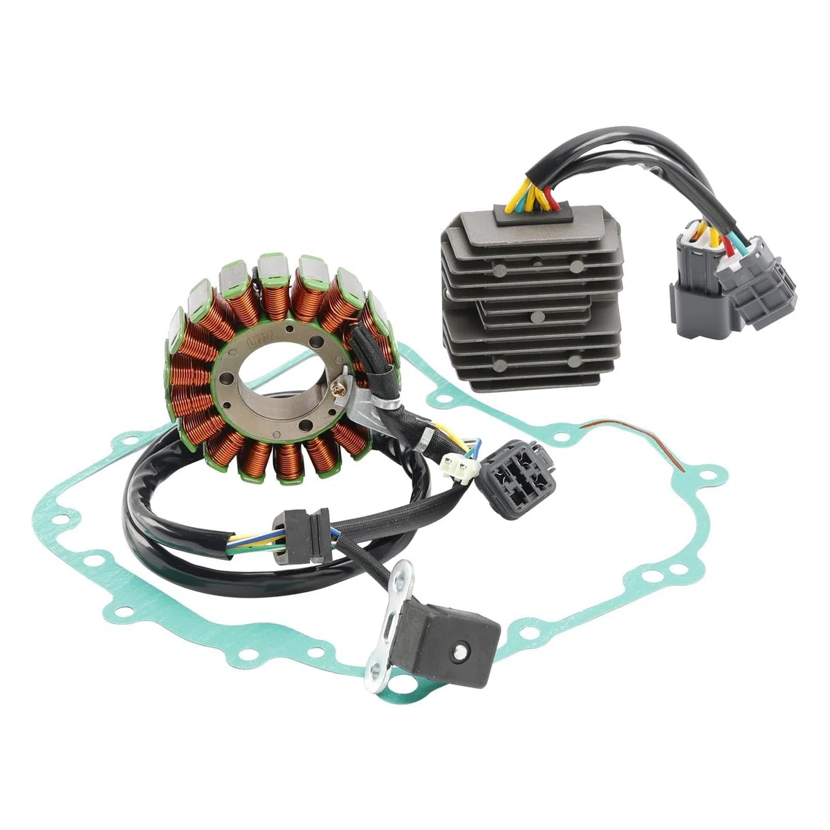 Topteng Stator Regulator Rectifier Gasket Apto para Kymco Mongoose Maxxer KXR MXU 250