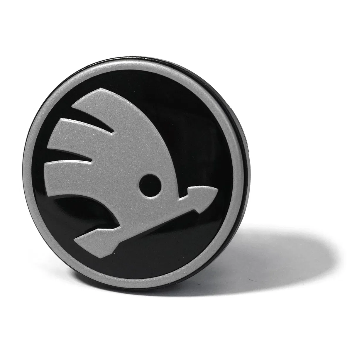 Emblema de rueda, logotipo adhesivo impermeable a prueba de polvo, resistente al polvo, a prueba de óxido, tapas de rueda de coche, compatible con Skoda Fabia Octavia Superb Yeti 4 x 56 mm