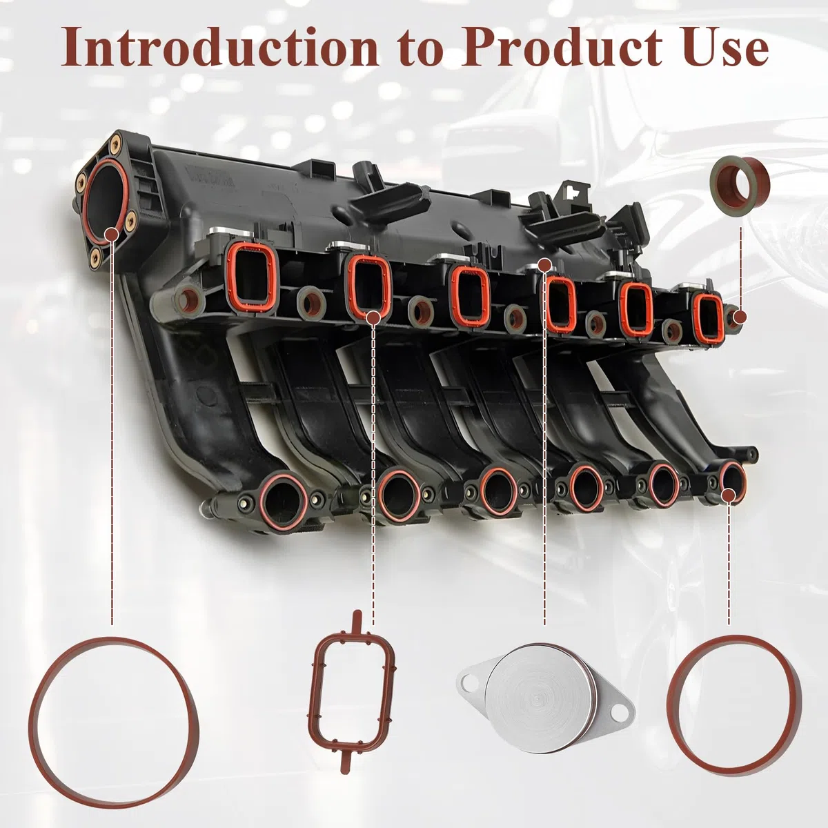 EFUTURETIME Kit para Anular Mariposas del Colector de Admisión 32mm con Juntas para E87 E46 E90 E91 E92 E93 E39 E60 E83 E53
