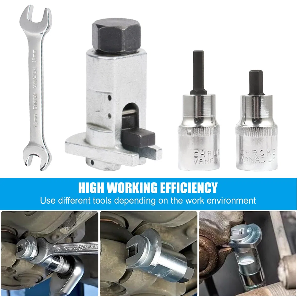 VOBOR 4 Piezas Amortiguadores Auto Kit, Herramienta de Extracción de Amortiguadores Hidráulicos, Herramienta de Extracción de Chasis de Coche Universal para Mantenimiento Y ReparacióN de AutomóViles