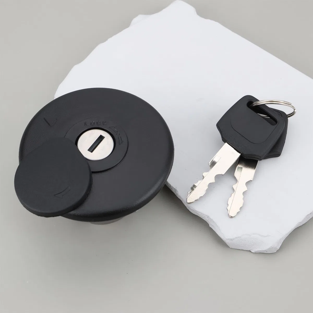 1x Tapa del Tanque de Combustible para Motocicleta Scooter con Llave 12B08T006 Compatible con Keeway RY8 RX8 RY6 F-Act Focus FACT