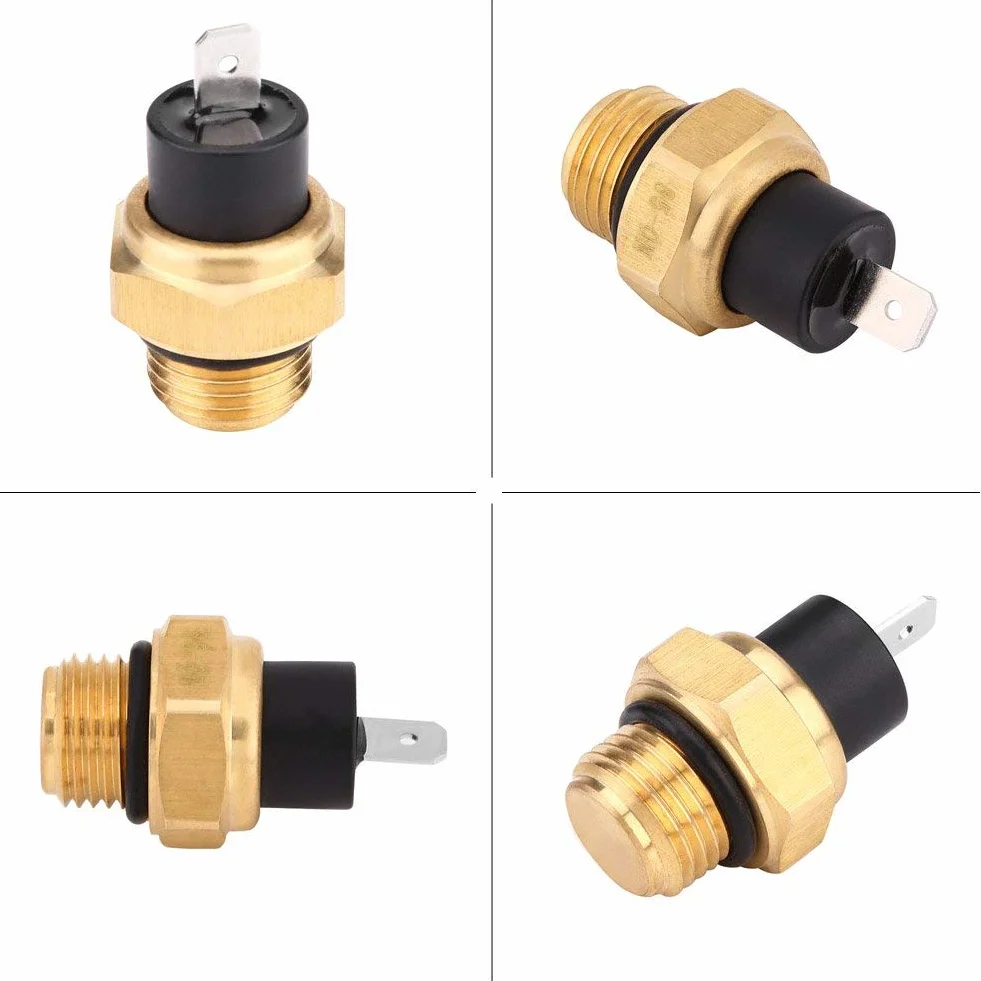 Aramox Interruptor del ventilador del radiador para VFR700F VFR750F VFR800 VTR1000F VT600 VT750 VT1100 37760-MT2-003