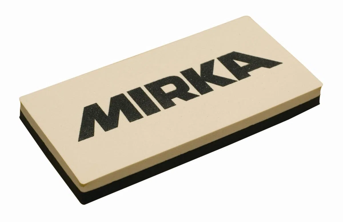 Mirka 8392201011 Bloque de Lijado con Dos Lado (Blando y Duro), 125 x 60 x 12 mm