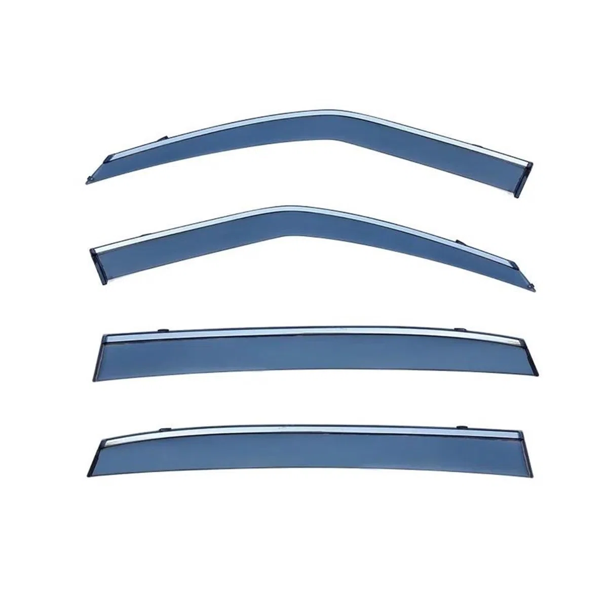 Deflectores de Aire para URV 17 2018 2019 2020 2021 2022 Deflectores Lluvia para Ventanas Parasol para Techo Visera Ventilación Alerón Accesorios Deflectores de Viento(Acero Inoxidable)