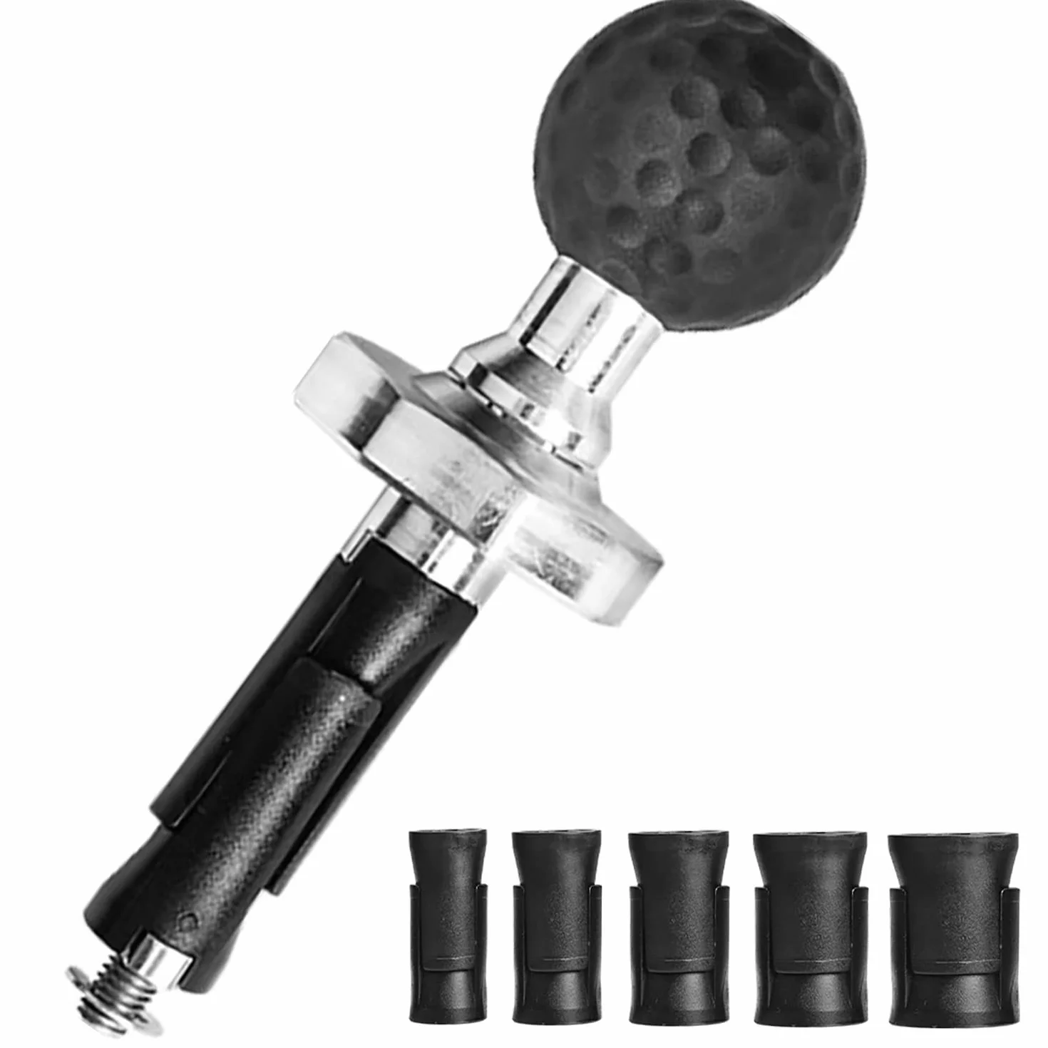 iMESTOU Soporte de Horquilla de Moto, Adaptador de Base de Bola de 1 Pulgadas para Agujeros de Horquilla de 12 a 30 mm Compatible con Motocicletas Yamaha/Kawasaki Ninja/BMW/Suzuki/Ducati