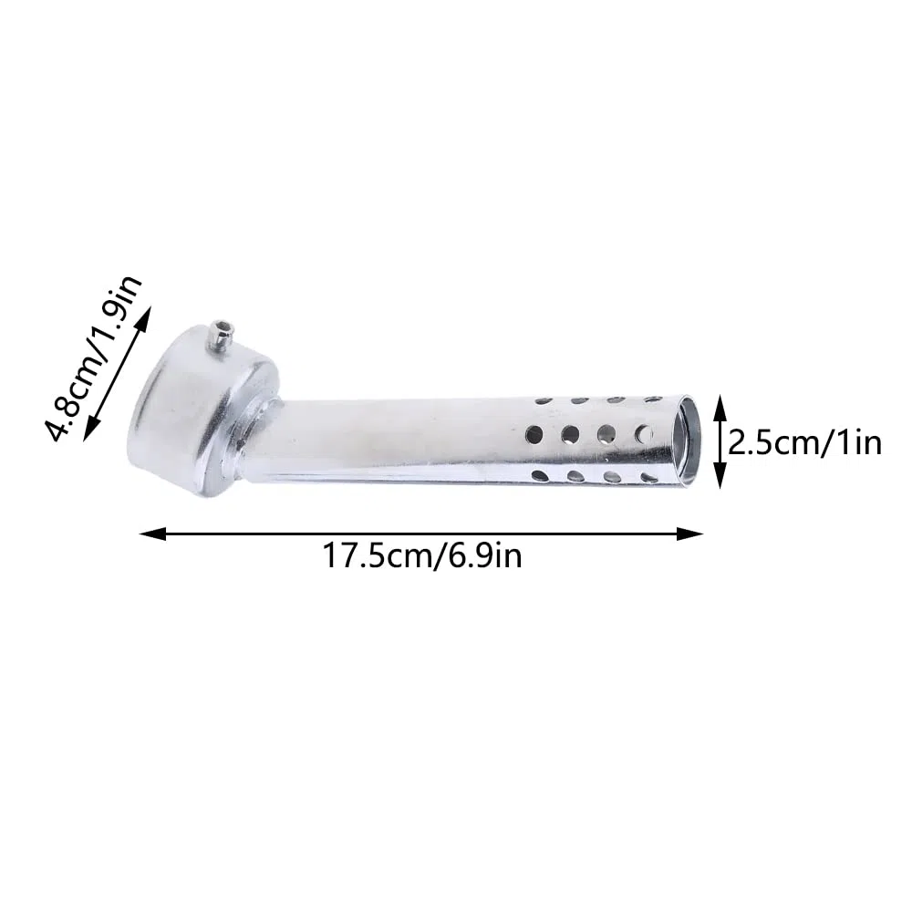 Riloer Silenciador de escape universal para motocicleta, Silenciador de escape ajustable universal de 48 mm/1,9 pulgadas, DB Killer para motocicleta