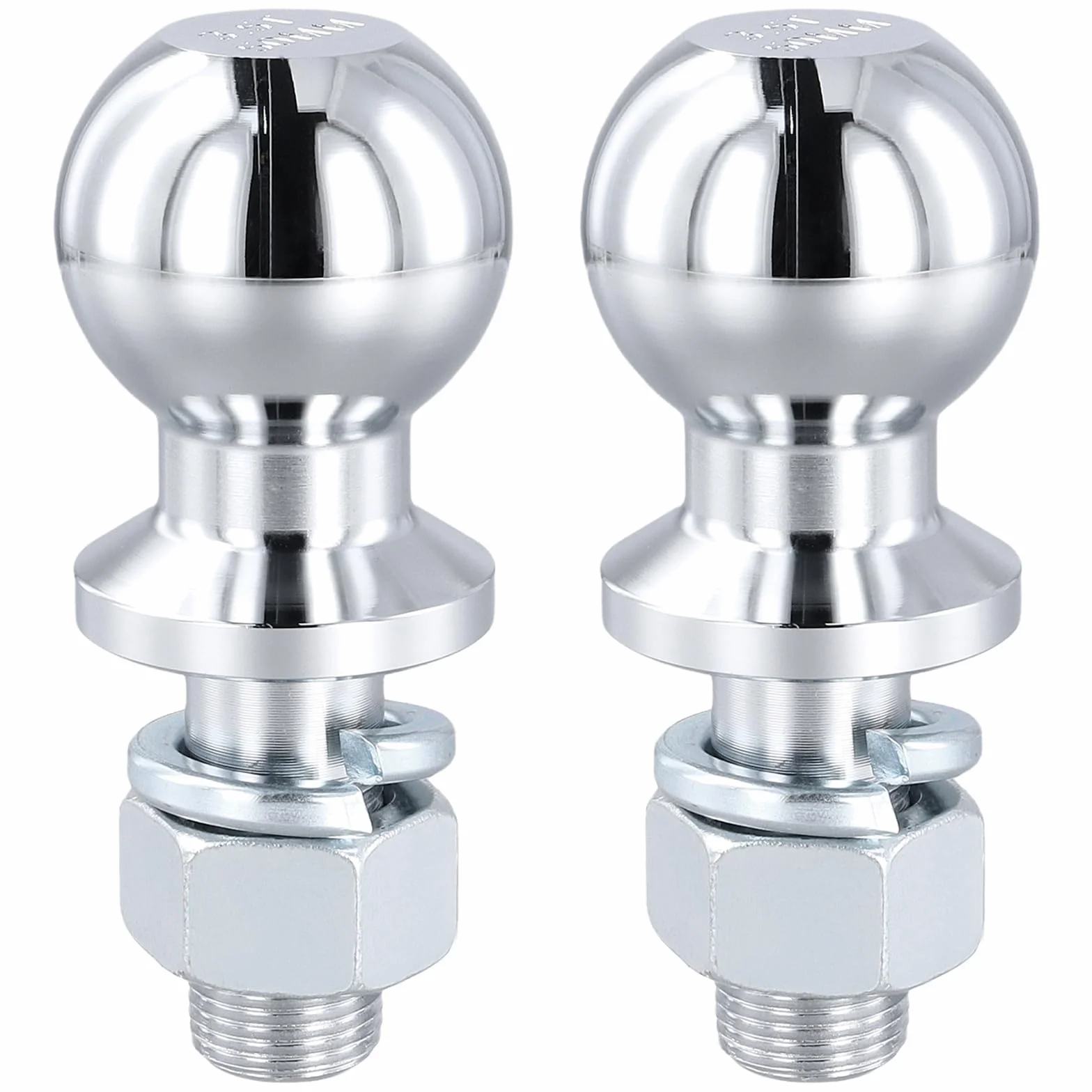 Bola de Enganche de Remolque, 50 mm, Cabezal de Bola 3,5T, riel de Arrastre, Enganche de Remolque, Perno de Cabeza de Bola de 22 mm, riel Recto, Bola de Acoplamiento para Tractor