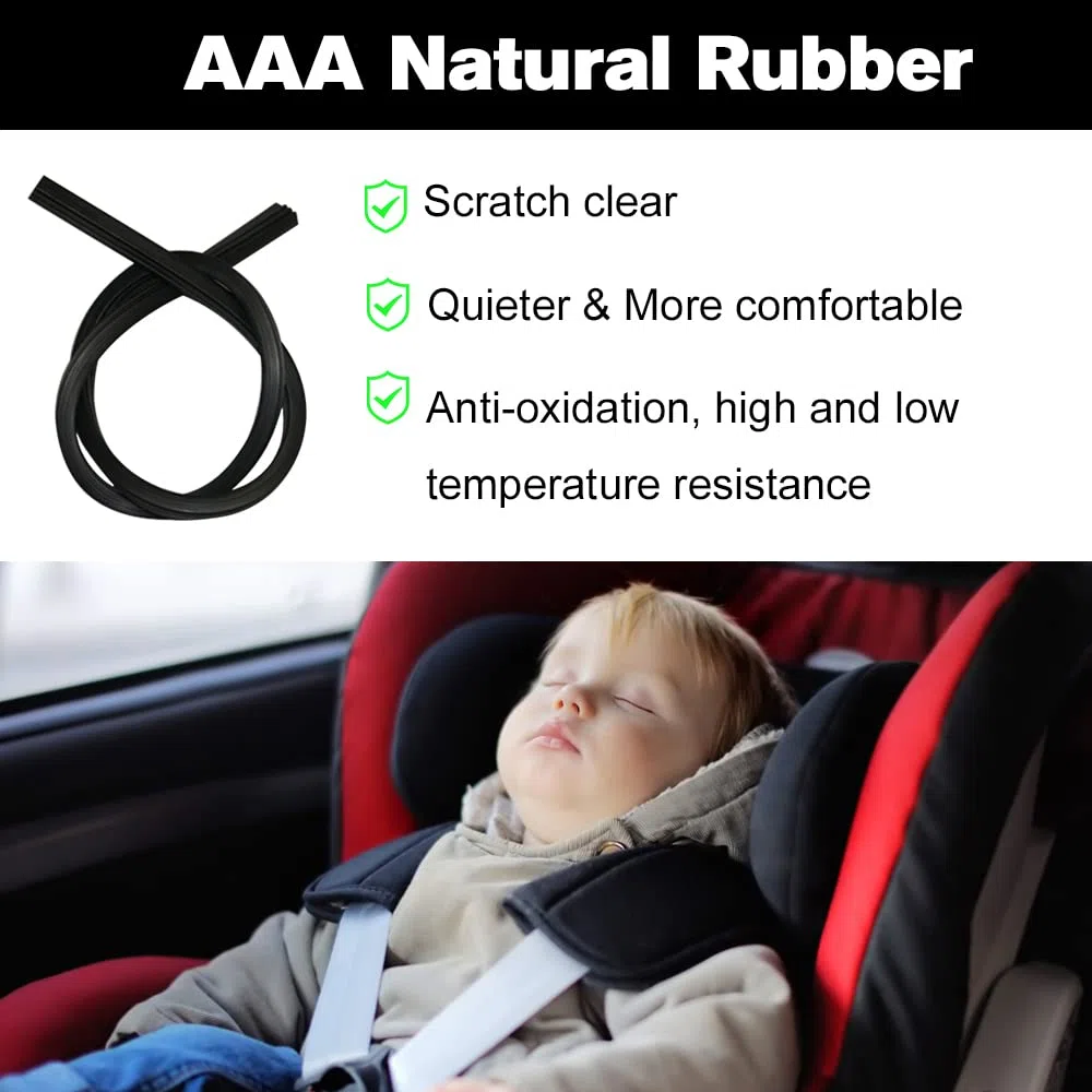 Brazo Limpiaparabrisas Trasero y Escobillas Limpiaparabrisas, Juego de Cuchillas del Brazo del Limpiaparabrisas Trasero Compatible con Opel Zafira A 1998-2005