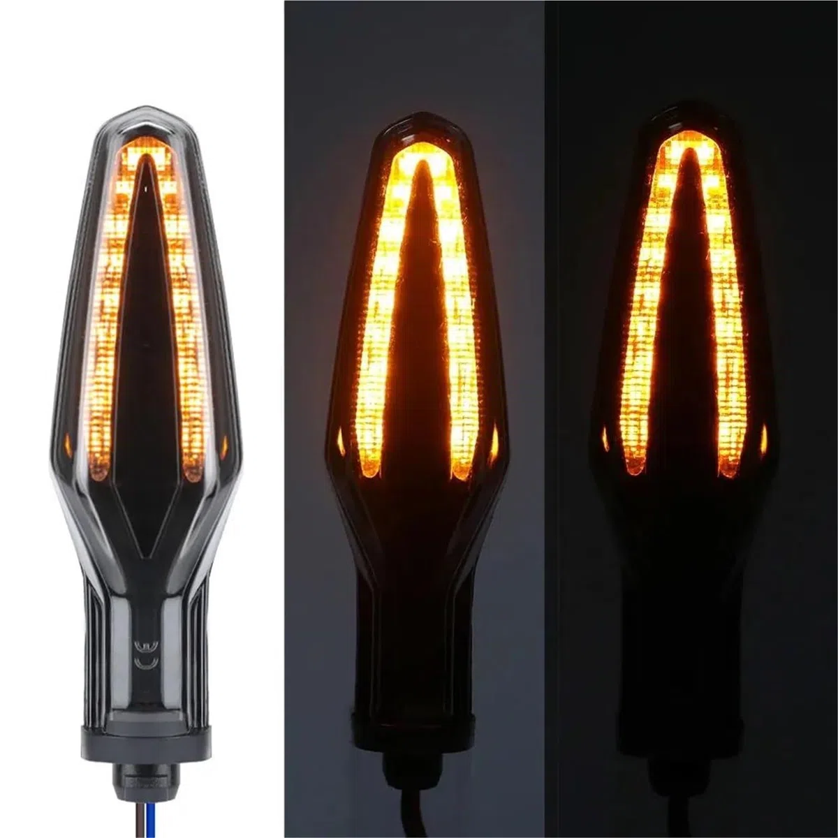 Luz Direccional para Motocicleta para B&MW G310R, G310GS, S1000 XR, S1000 RR, S 1000 R, Intermitentes Delanteros Y Traseros. Indicadores De Motocicleta(2 Piezas)