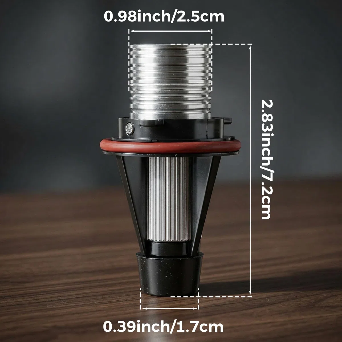 Baceyong 2 bombillas LED de ojo de ángel, impermeables, para luces de marcador de ojos de ángel, compatibles con BMW E39 E59 E53 E60 E31 E63 E64 E65 E66 E83 E87 6312694048, 63126916097, 63126929309