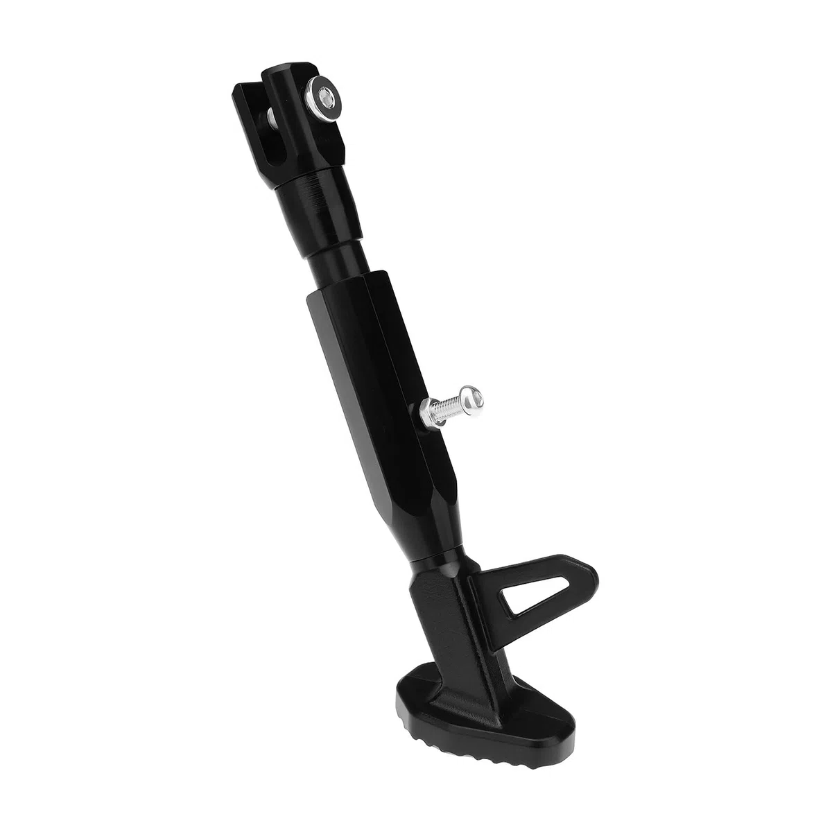 Pata de Cabra Ajustable para Motocicleta 190-230 Mm Aleación de Aluminio CNC Color Negro
