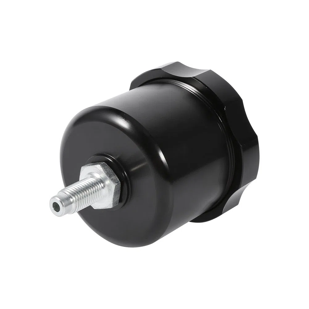 Jadeshay Tanque de Aceite de Freno de Mano hidráulico, Tanque de Aceite de Freno de Mano Universal de Carreras de Aluminio para depósito de líquido de Freno electrónico(Negro)