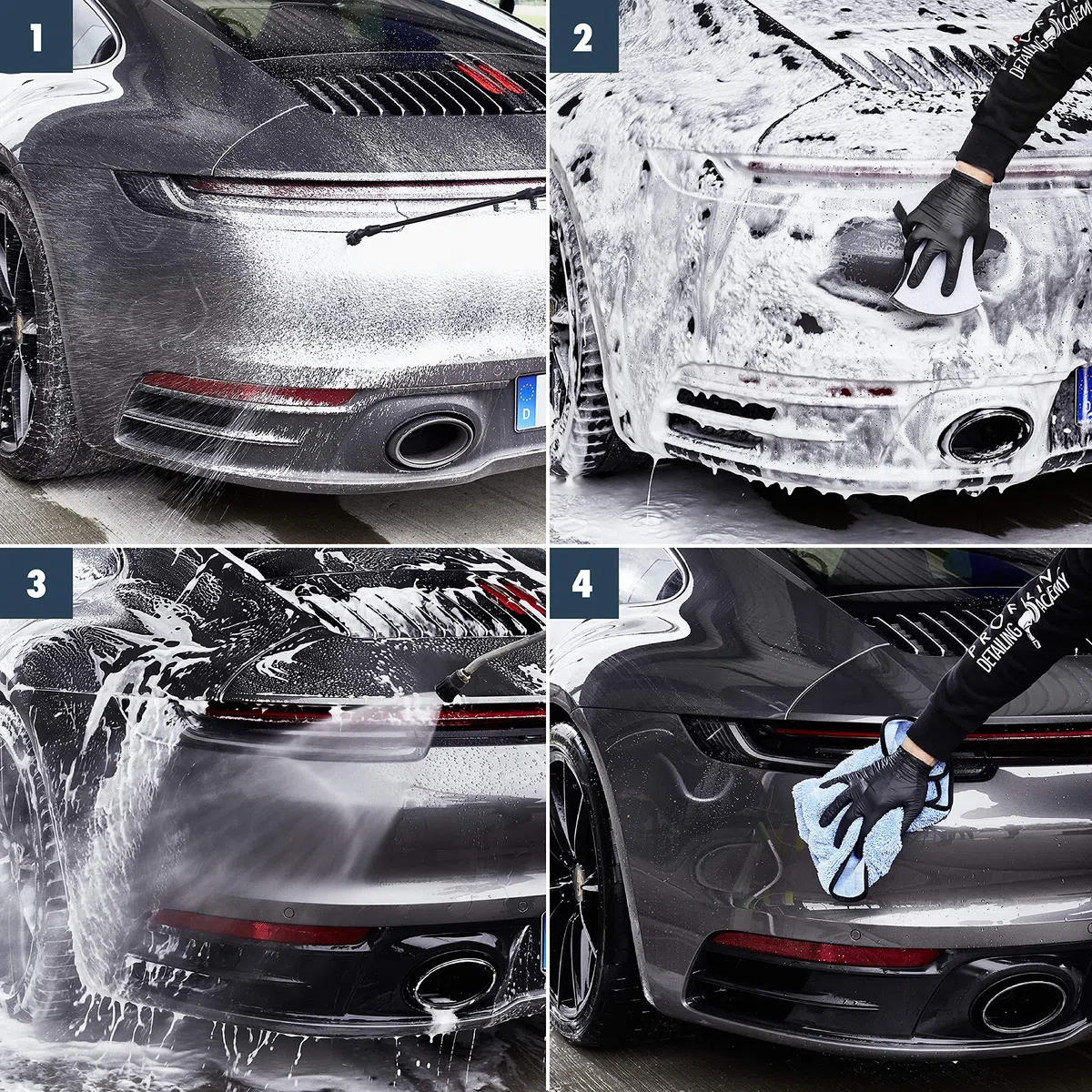 SONAX PROFILINE Actifoam Energy (1 L) disolvente de suciedad con espuma "SnowFoam" para el lavado de coche con pulverizador de espuma | N.° 06183000
