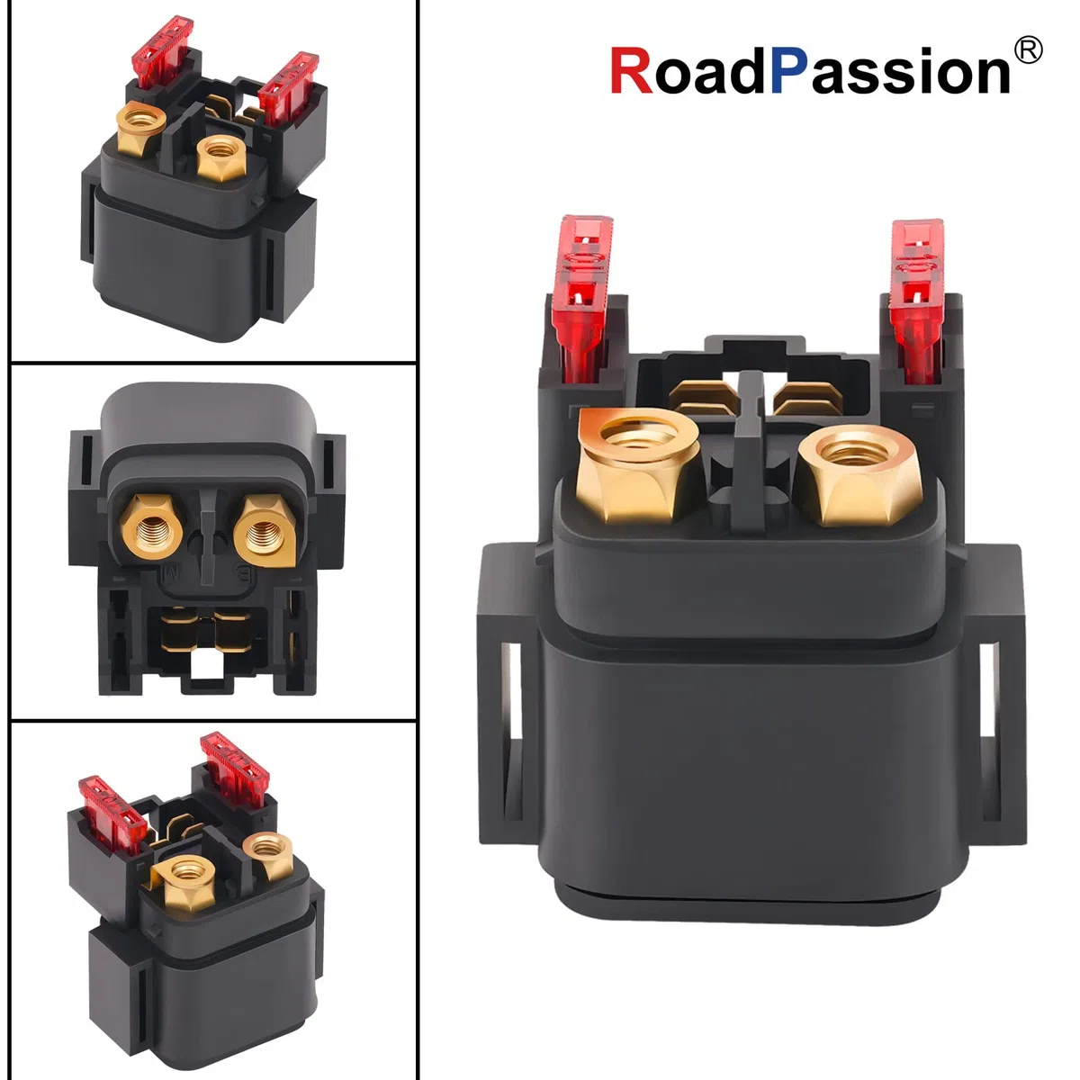 Road Passion - Motocicleta Arranque del Relé Solenoide para YAMAHA YZF600 YX600 YZF-R6 YFZR6 1995-2007 FZ600 FZS6 FZ6 2004 2006-2008