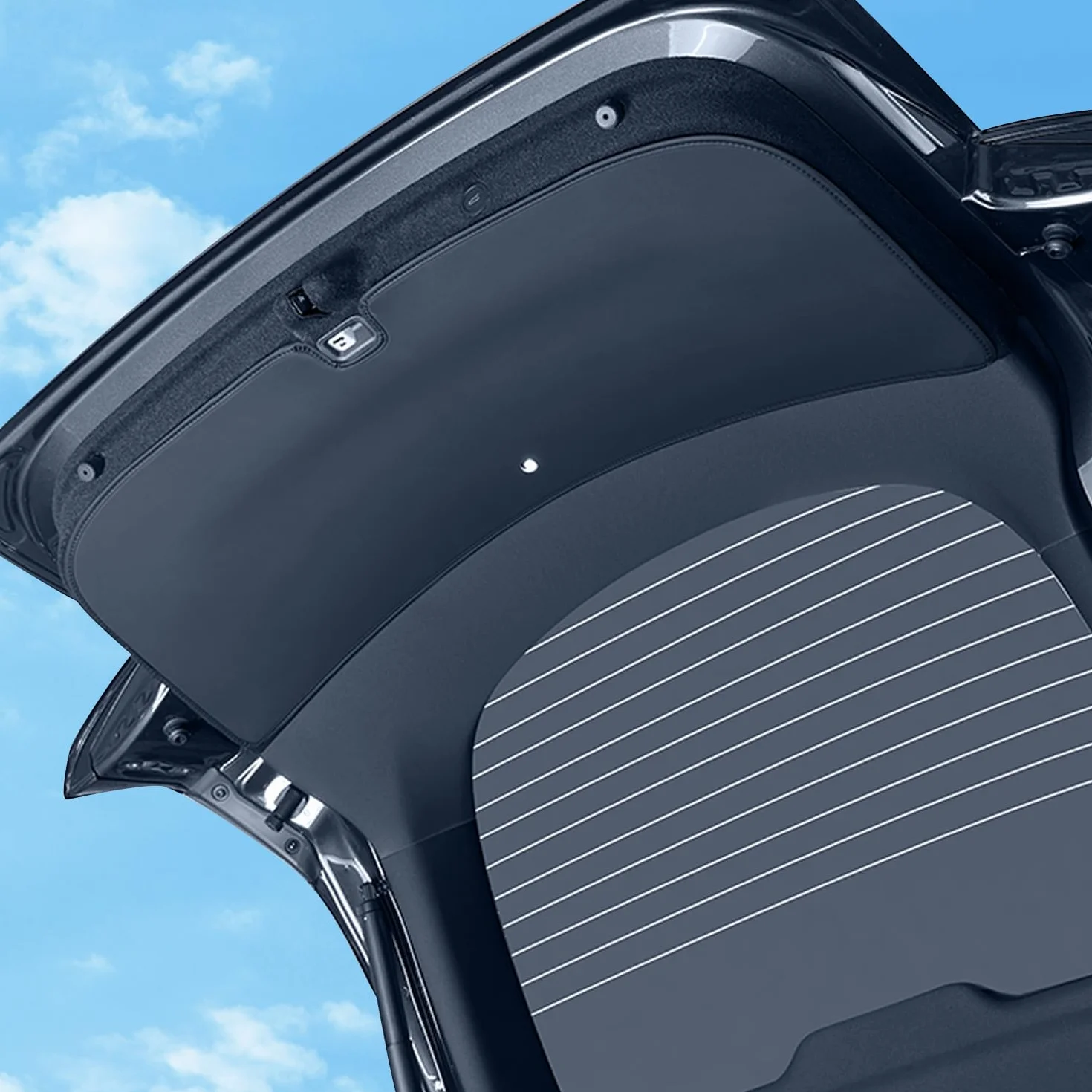 TOPABYTE Alfombrilla Protectora de Piel para Puerta Trasera de Maletero para Tesla Model Y Juniper 2025 2026 Protector de Maletero para Todo Tipo de Clima para el Nuevo Model Y Launch Series