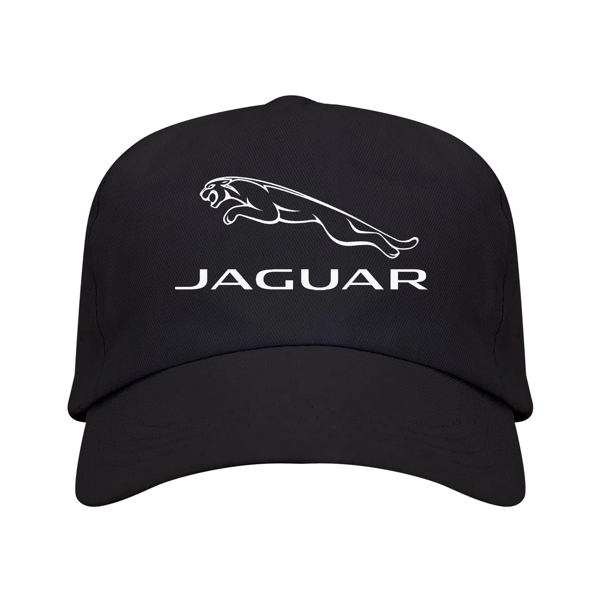 Genérico Gorra Negra con Logotipo de Jaguar Hombre