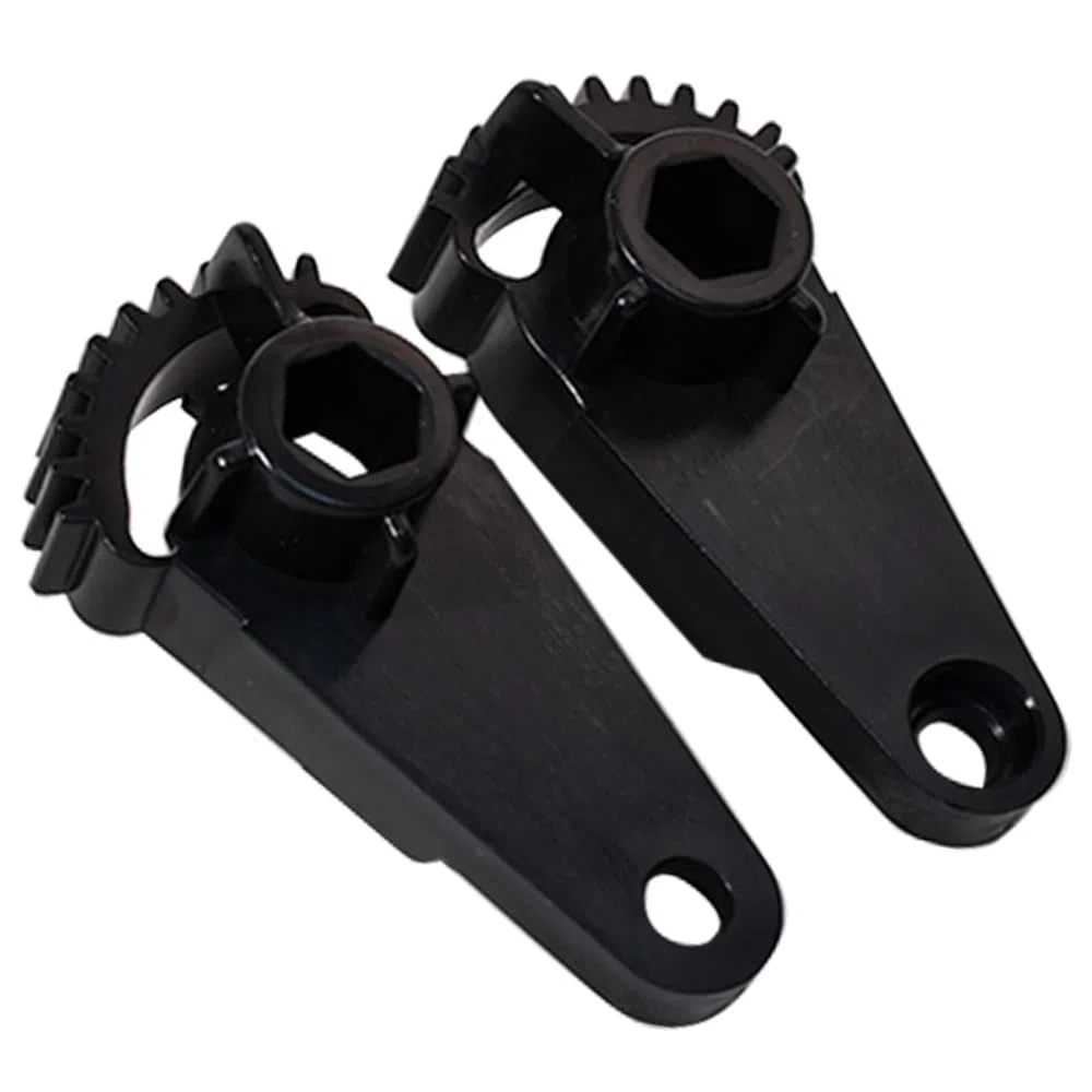 Juego de 2 unidades negro palanca de ventilación calefacción CA regulador de palanca de ventilación compatible con Citroen C4 Berlingo Peugeot