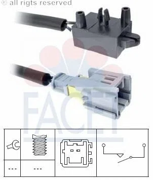 FACET 7.1210 Conmutador accionamiento embrague (control veloc.) mecánico