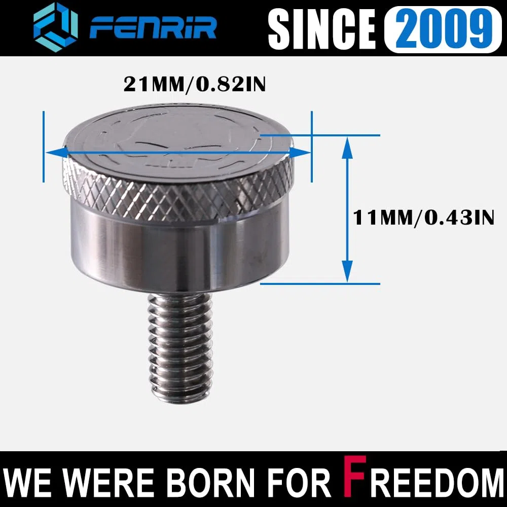 Fenrir Kit de Tornillo de Seguridad Antirrobo Asiento Moto Acero Inoxidable 304 Plata Grabado Metálico Calavera y Herradura Compatible con Harley Davidson 1997-Actualidad Sportster Softail Touring