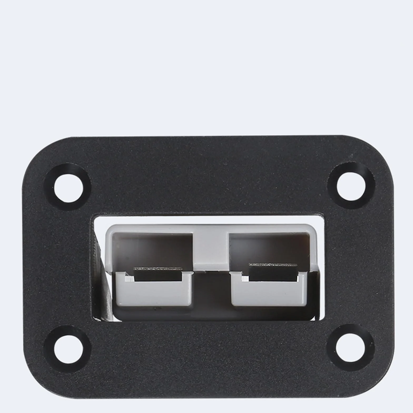 Marco de montaje empotrado 120 A con cubierta, compatible con conectores Anderson, incluye conector Anderson, marco de montaje empotrado, para coche, caravana, motocicleta, barco, sistemas solares