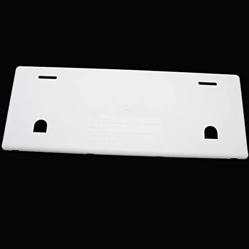 MPK - Cubierta de invierno para frigorífico, rejilla de ventilación, caravana, barco, plástico, color blanco