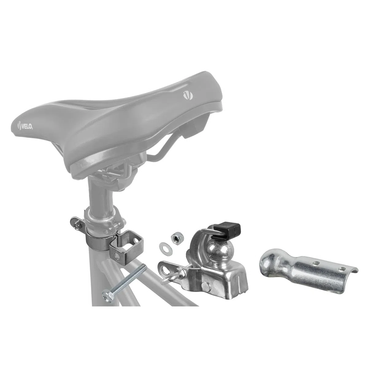 Ventura - Enganche para Remolque de Bicicleta con Revestimiento de Zinc